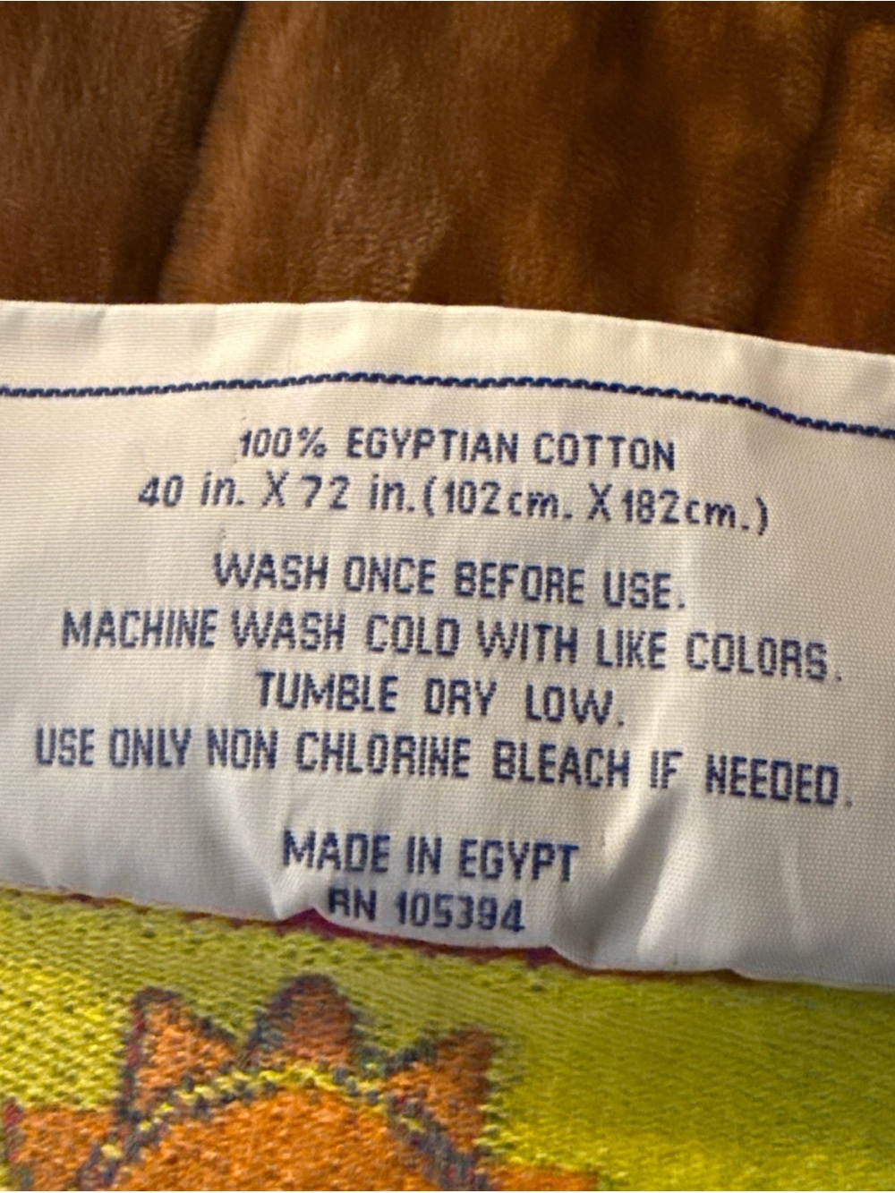 Egyptian Cotton Oversized Beach Towel Resort Size 34in X 66  Thick Heavy - Picture 5 of 5